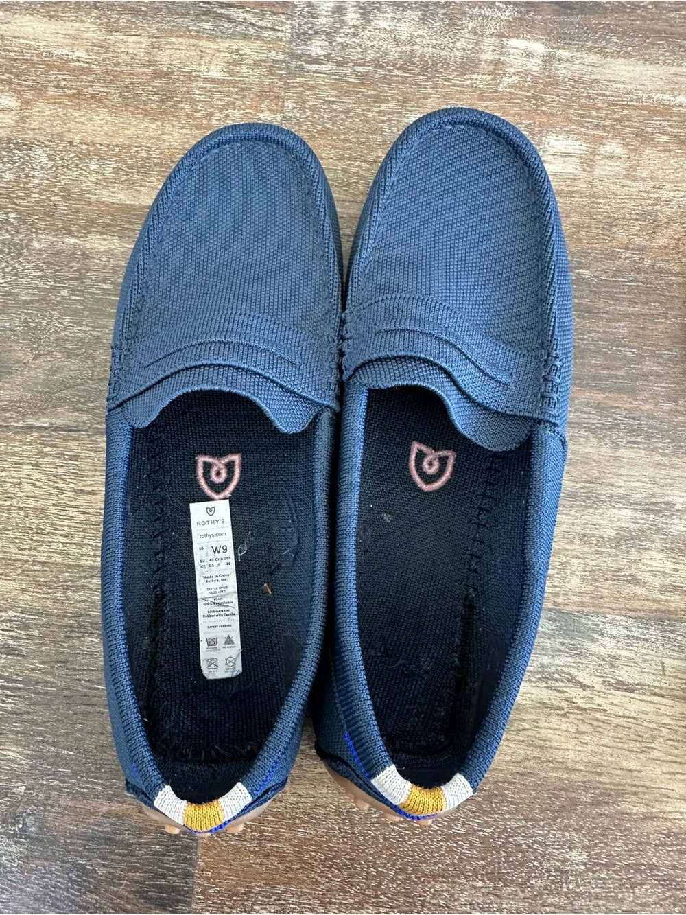 Rothy's The Driver Driving Loafer Slip On Flat Shoes Womens 9 - Picture 6 of 8